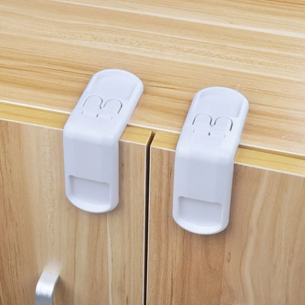 

Convenient Plastic Anti-Pinching Children Safety Locker Buckle Security Protection Safety Drawer Lock Cabinet Door Lock