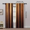 2pcs, Curtains&Drapes Abstract woodblock printing Versatile 100% Polyester (without rod) Holiday for Living Room, Bedroom, 5