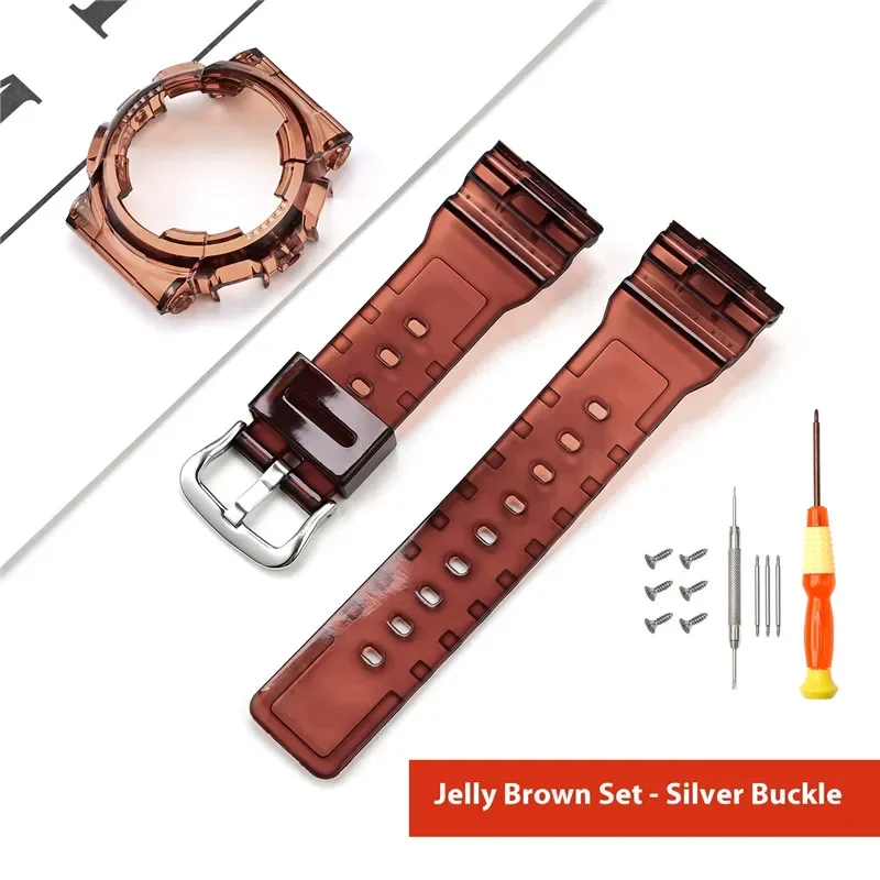 Transparent TPU Resin Sport Strap and Case