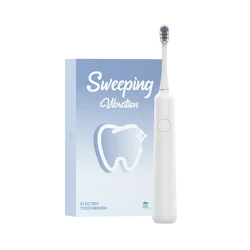 Sonic Vibration Electric Toothbrush with 3-Gear Settings and USB Charging - IPX7 Waterproof for Enhanced Personal Care (1 white toothbrush)