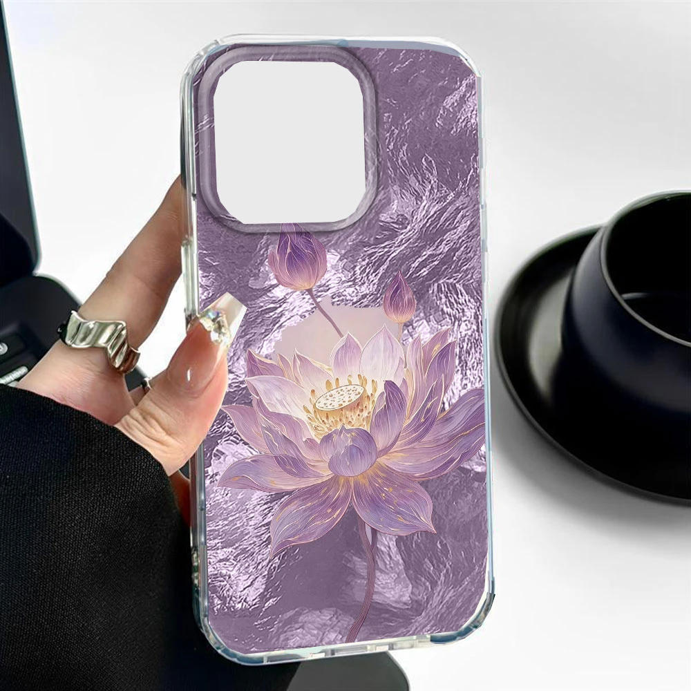 Korean Lotus Flower Girls Phone Case Cover