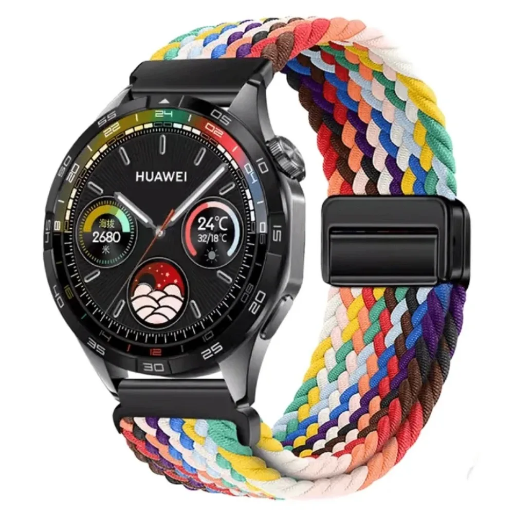 Magnetic Buckle Nylon Watch Band with Adjustable Strap