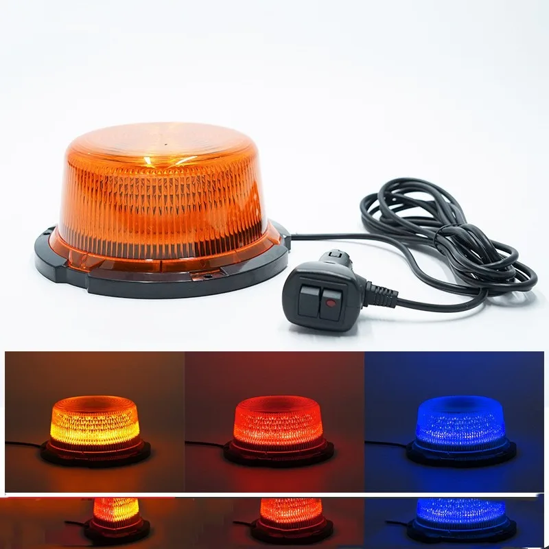12V-80V Strobe Rotating Emergency Warning Light Safety Lamp Night Traffic Safety Signal Beacon for Engineering Vehicle Car Bus,emergency light,car strobe light