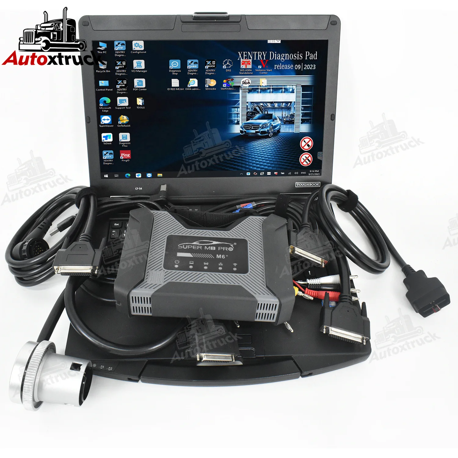 

CF54 Laptop DoIP for M6+ Super MB PRO M6+ Wireless Star Full Function Heavy Duty diagnosis Tool