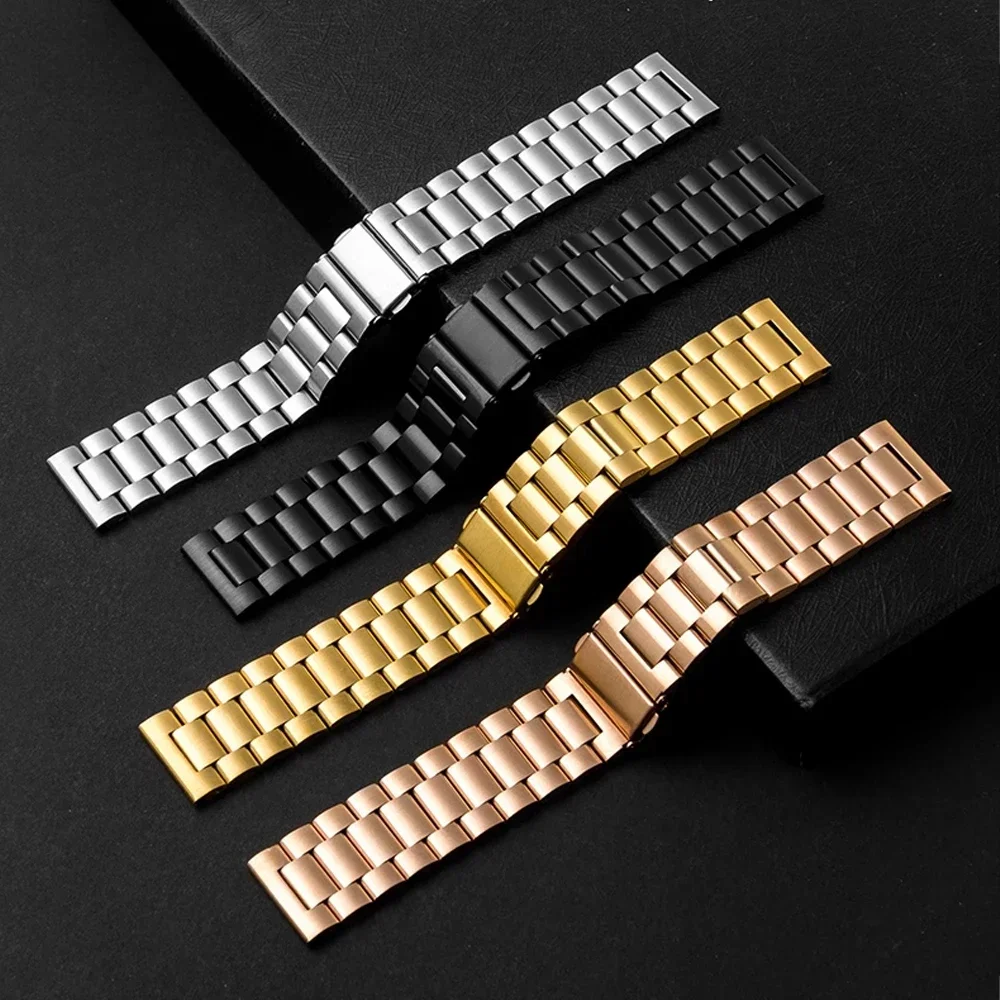 Premium Stainless Steel Watch Strap - Universal Fit, 20mm/22mm Bracelet