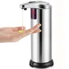 Smart Induction Soap Dispenser Stainless Steel Automatic Intelligent Liquid Soaps Container Large Foam Soaper For Bathroom 1