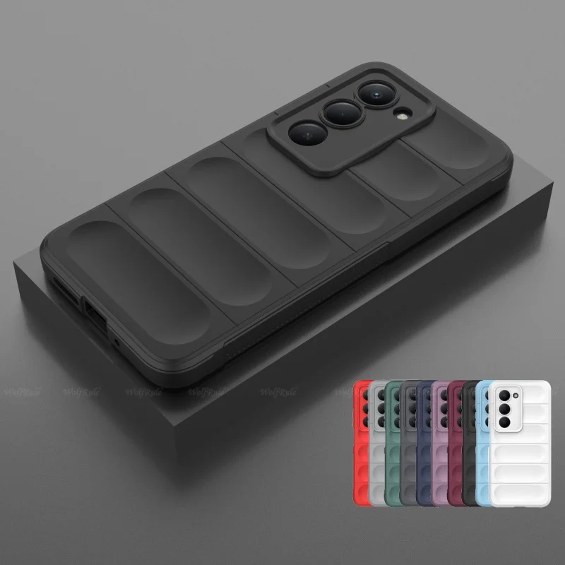 Shockproof Rubber TPU Phone Case with Full Lens Protection