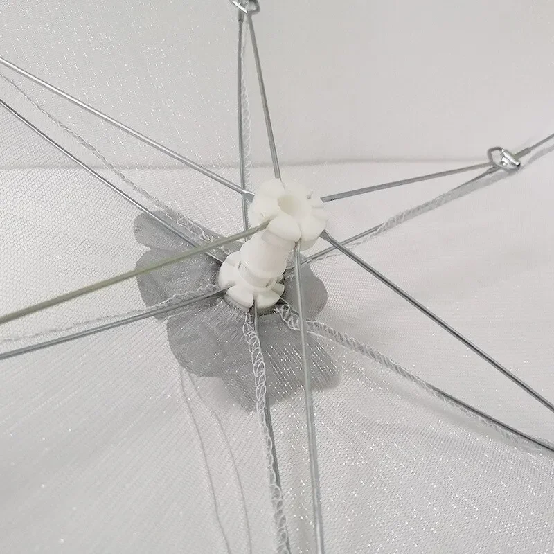Food Cover Foldable Mesh Anti Fly Mosquito Tent Umbrella For Dining Table