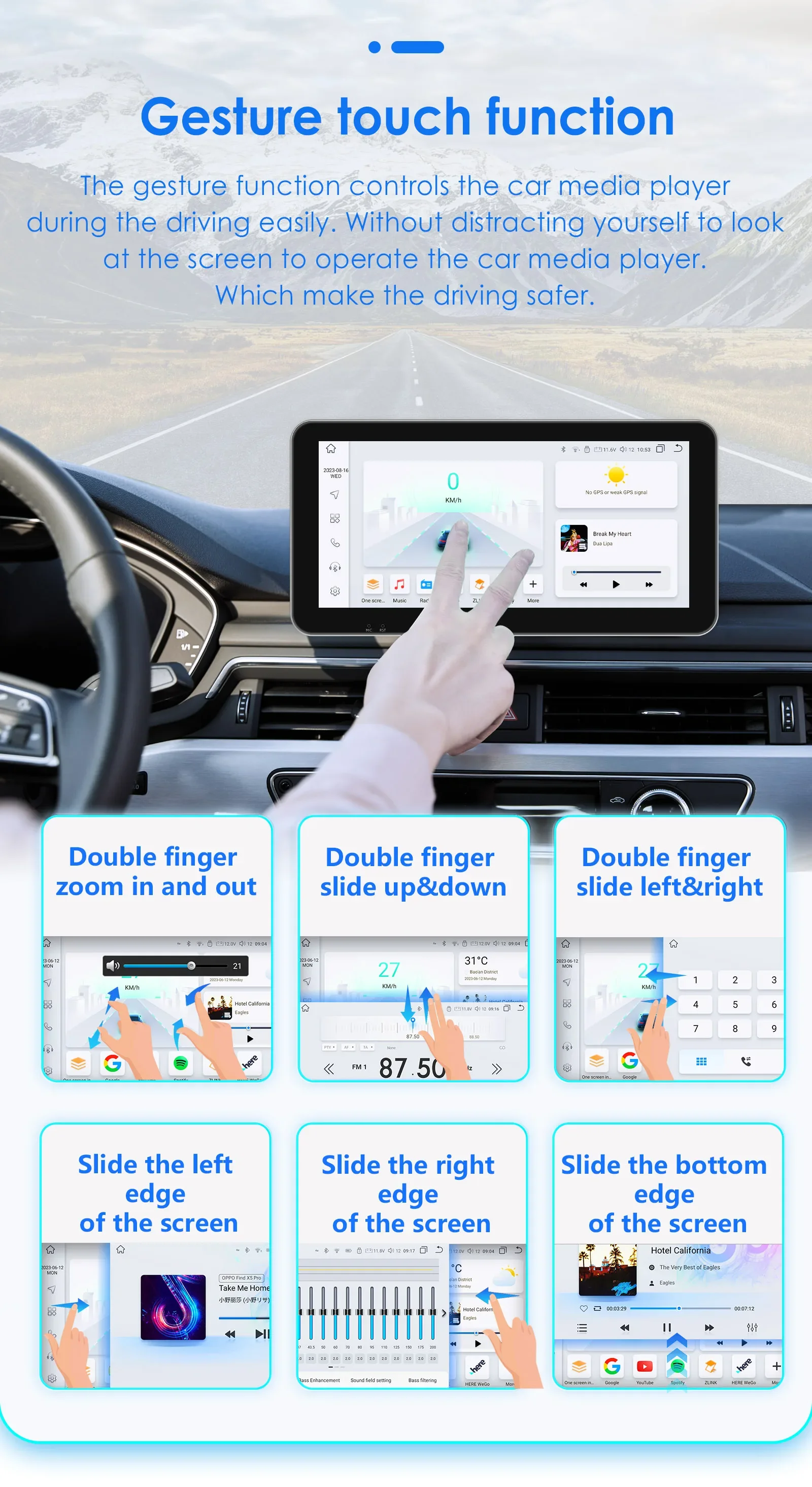 10.34 "hizpo android auto autoradio für volkswagen vw golf touran passat polo jetta sharan caddy skoda octavia sitz carplay navi – Detail 23