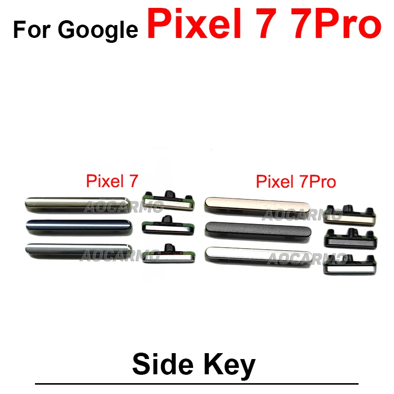 Google Pixel 7 7A 7Pro Pro 전원 켜기 끄기 볼륨 버튼 교체 부품용 사이드 키