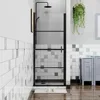 Shower Door, 32 in. W X 72 in. H, Pivot Swing, Clear Tempered Glass Hinge Swing, Bathroom Shower Door 1
