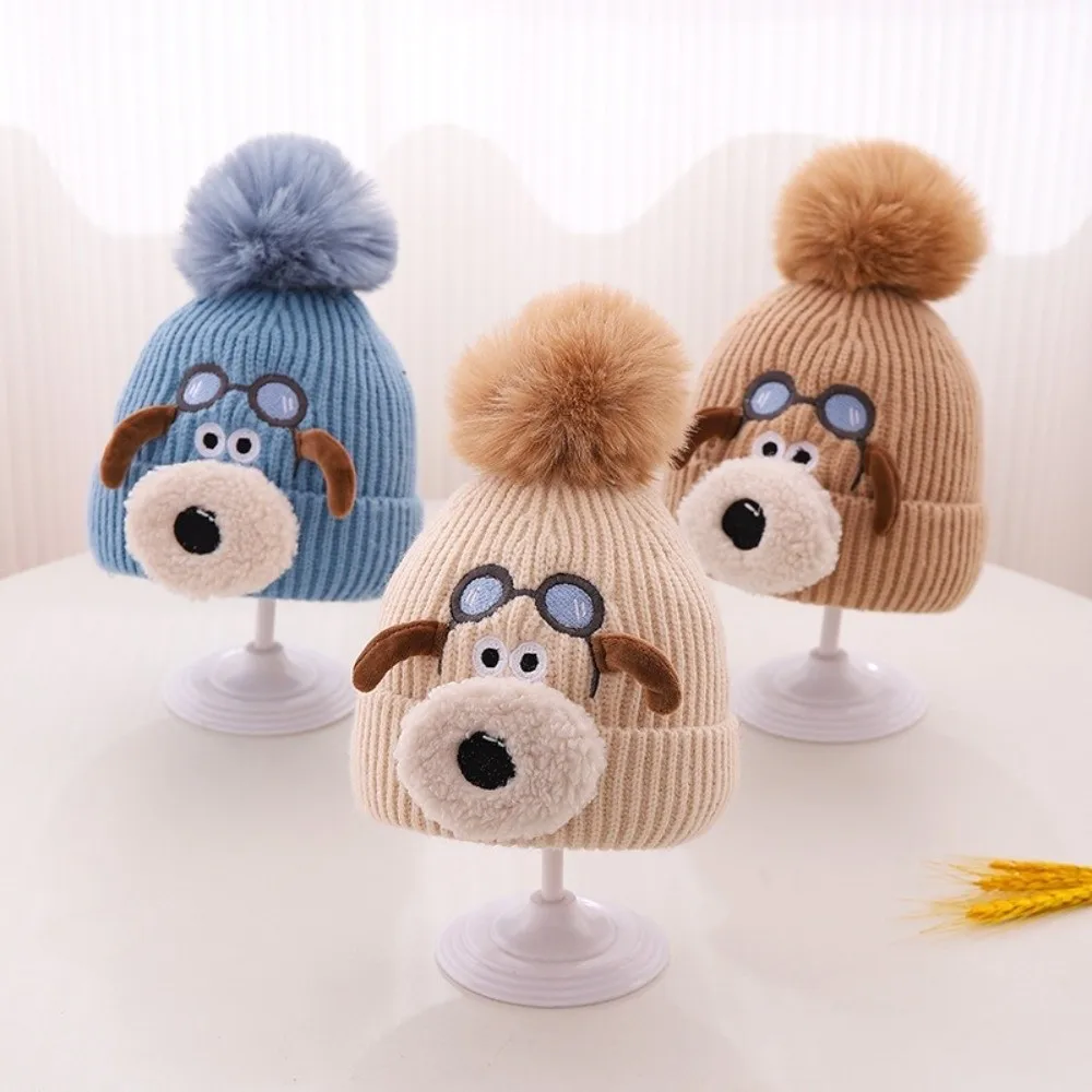 Polyester Kids Ear Protection Beanie Hat