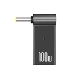 100W Zinc Alloy PD Power Adapter with LED Indicator and Type C Female Connector (4.8x1.7mm)