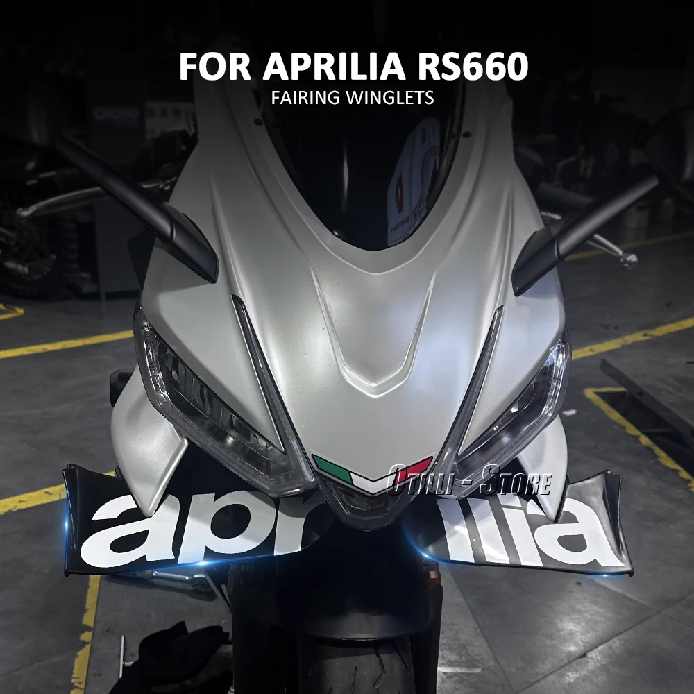 Motorcycle 5 colors Winglet Aerodynamic Wing Kit Spoiler Accessories For Aprilia RS660 RS 660 rs660