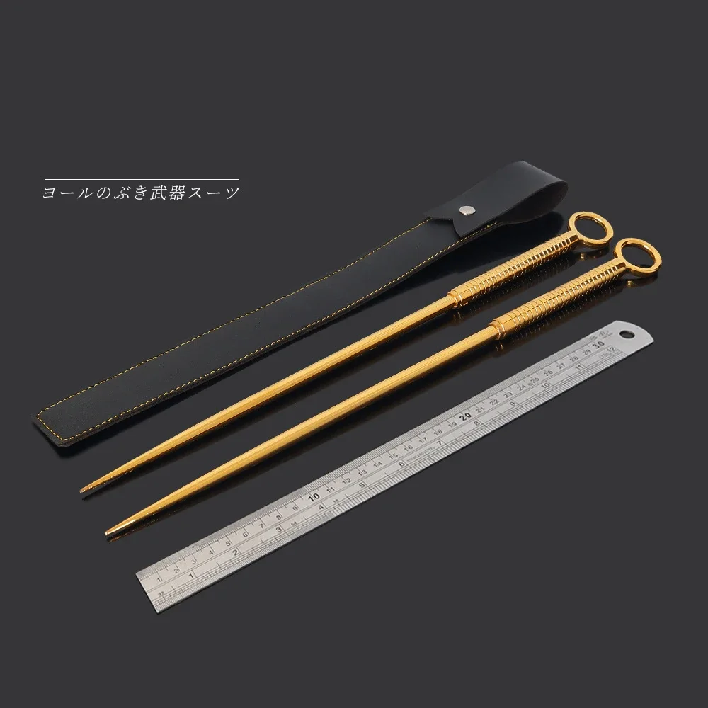 35cm SPY FAMILY Yor Forger Stiletto Knife Swords Anime Game Weapons Model Keychain Katana Swords Samurai Halloween Toys for Boy 4