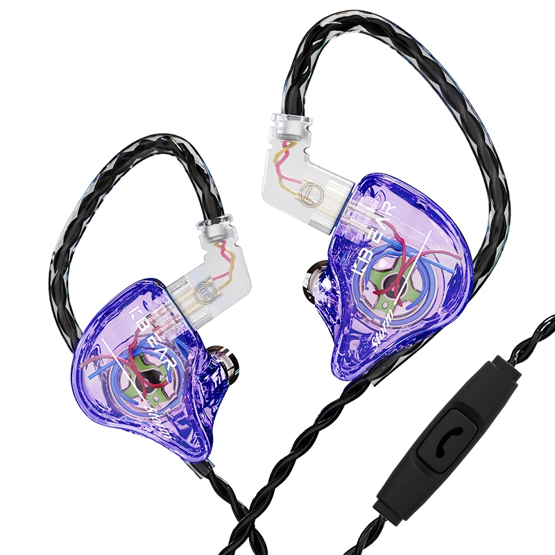 KBEAR Storm HiFi Headphone Single Dynamic Driver In-ear Monitor 2Pin Wired Earphone Jazz Sport Music Headset  Fashion Earbud KS1