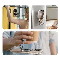Stand For Tablet Magnetic Ring Phone 3 Sections Double Sided Magnetic Suction 1Pcs Handphone Popsocket Magsafe Holder Double Sid 4