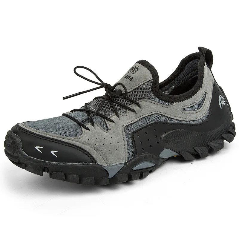

2023 Breathable Outdoor Sneakers Men Camping Hiking Shoes Women Jogging Athletic Trail Anti-skid Low Top Climbing Trekking Shoes
