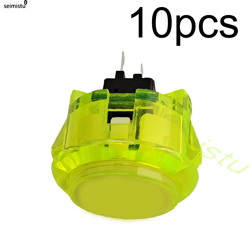 10pcs Durable Clear Push Button Set for Multicade Video Game Consoles