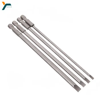 4 pz 150mm cacciavite scanalato Bit 1/4 ''codolo esagonale testa piatta cacciavite trapano chiave magnetica presa SL3 SL4 SL5 SL6 utensile elettrico 1