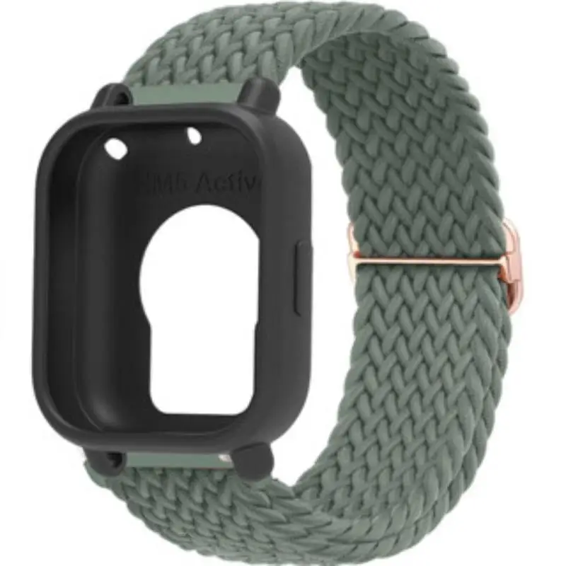 Braided Nylon Strap with Breathable Silicone Protector Case
