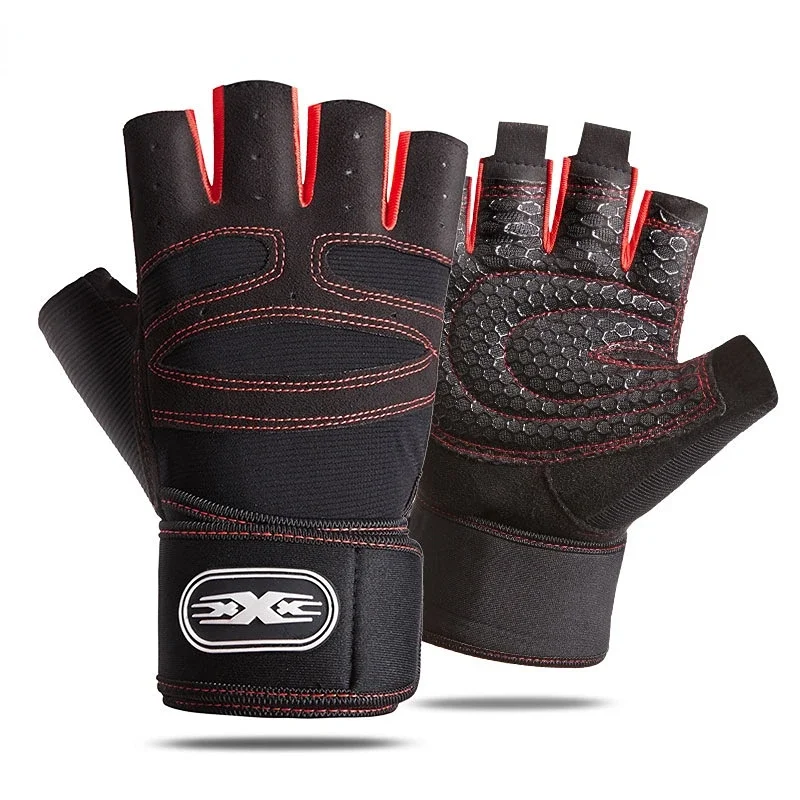 Enhanced Training Gloves - Non-Slip, Extended Wrist Support, Unisex Fitness Workout Gear