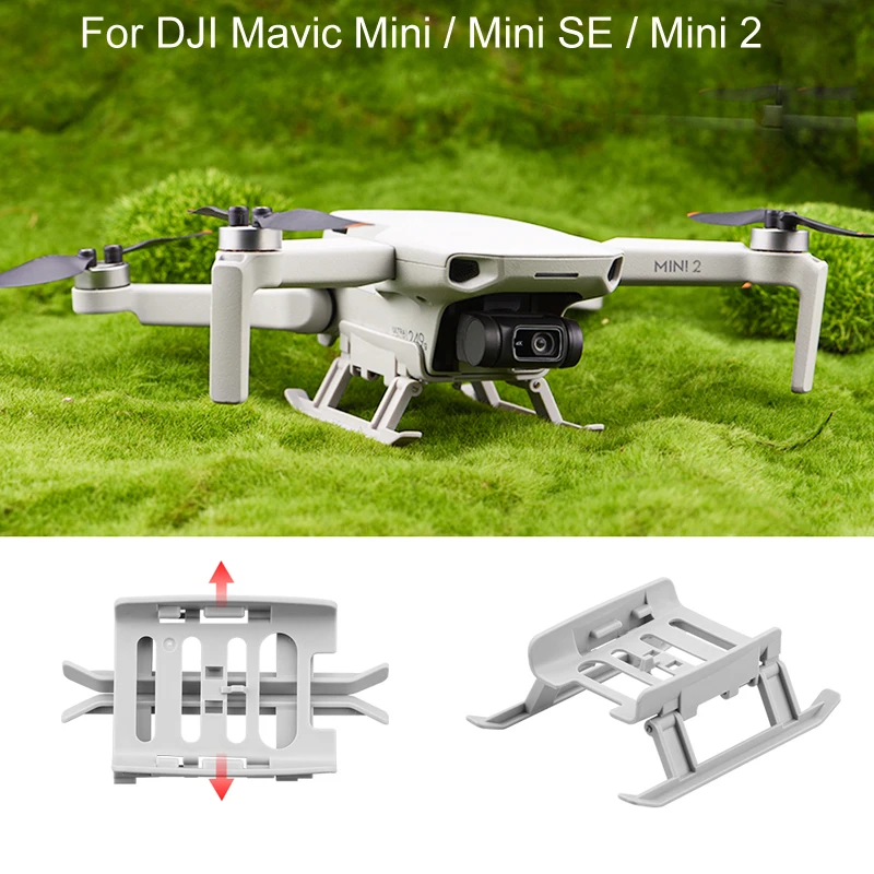 

Landing Gear For DJI Mavic Mini / Mini 2 / Mini SE Drone Accessories Height Extended Leg Protector Quick Release Feet Replace