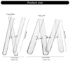 3/4 Transparent Test Tube Glass Vases for Creative Floral Arrangements Plant Container for Home and Office Desk Decors 6