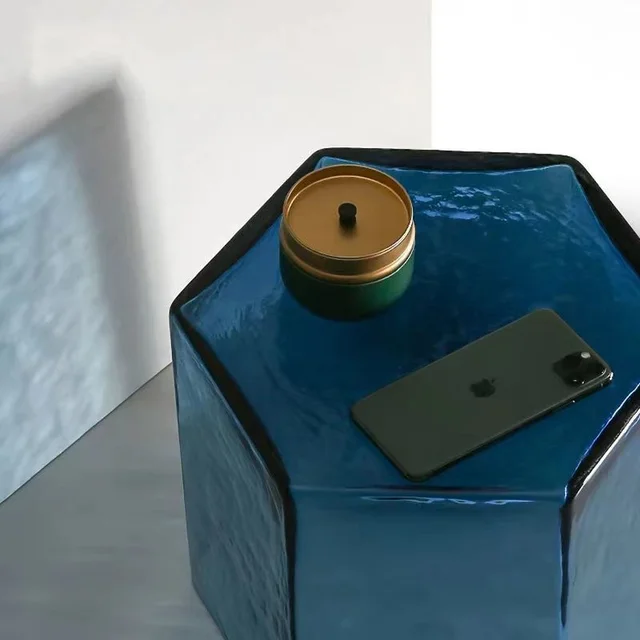 Aqualis Hex Glass Table 4 Aqualis Hex Glass Table 4