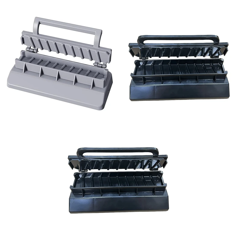

Large Kebab Maker Press, Plastic Kabab, Manual Kabob Mould, Kabob Maker Barbecue Skewers Easy Install Easy To Use Black + Gray