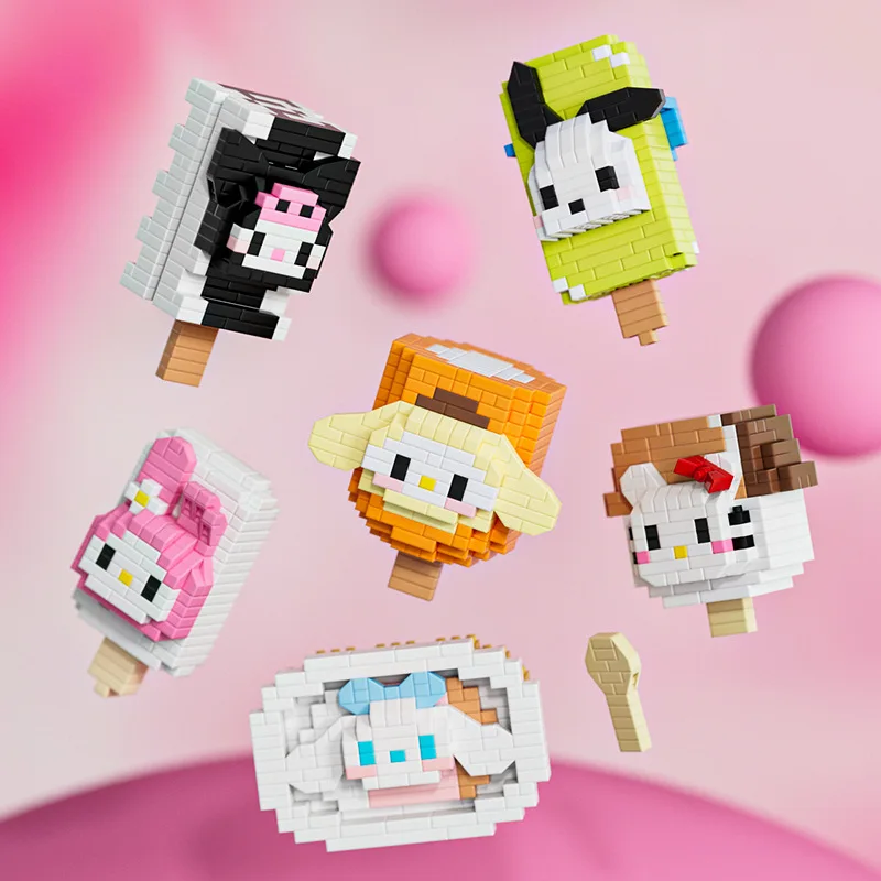 

Детский конструктор Sanrio из мультфильмов «Hello Kitty»
