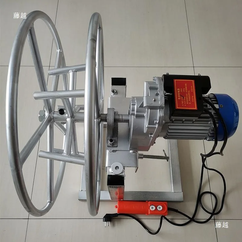 300m Electric Cable Rewinder Machine, Heavy Duty Wire Rope Reel for ...