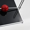 1Pc Square Dining Table Tissue Storage Rack, Simple Restaurant Coffee Shop Paper Box, Acrylic Metal Creative Tissue Holder 4