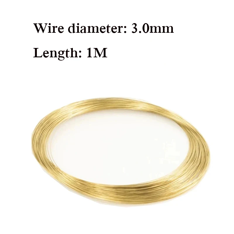 Versatile Solid Brass Wire - Multiple Thickness Options