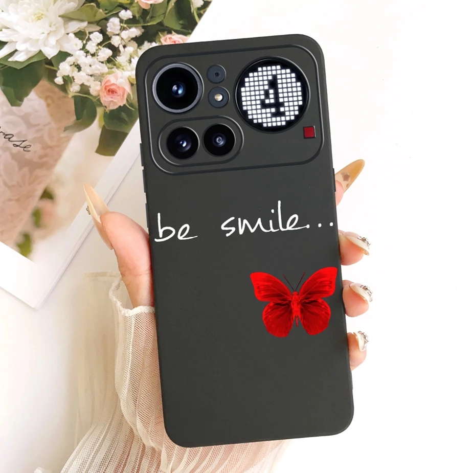 Cute Lucky Letters Fashion Cartoon Painted Cover Case