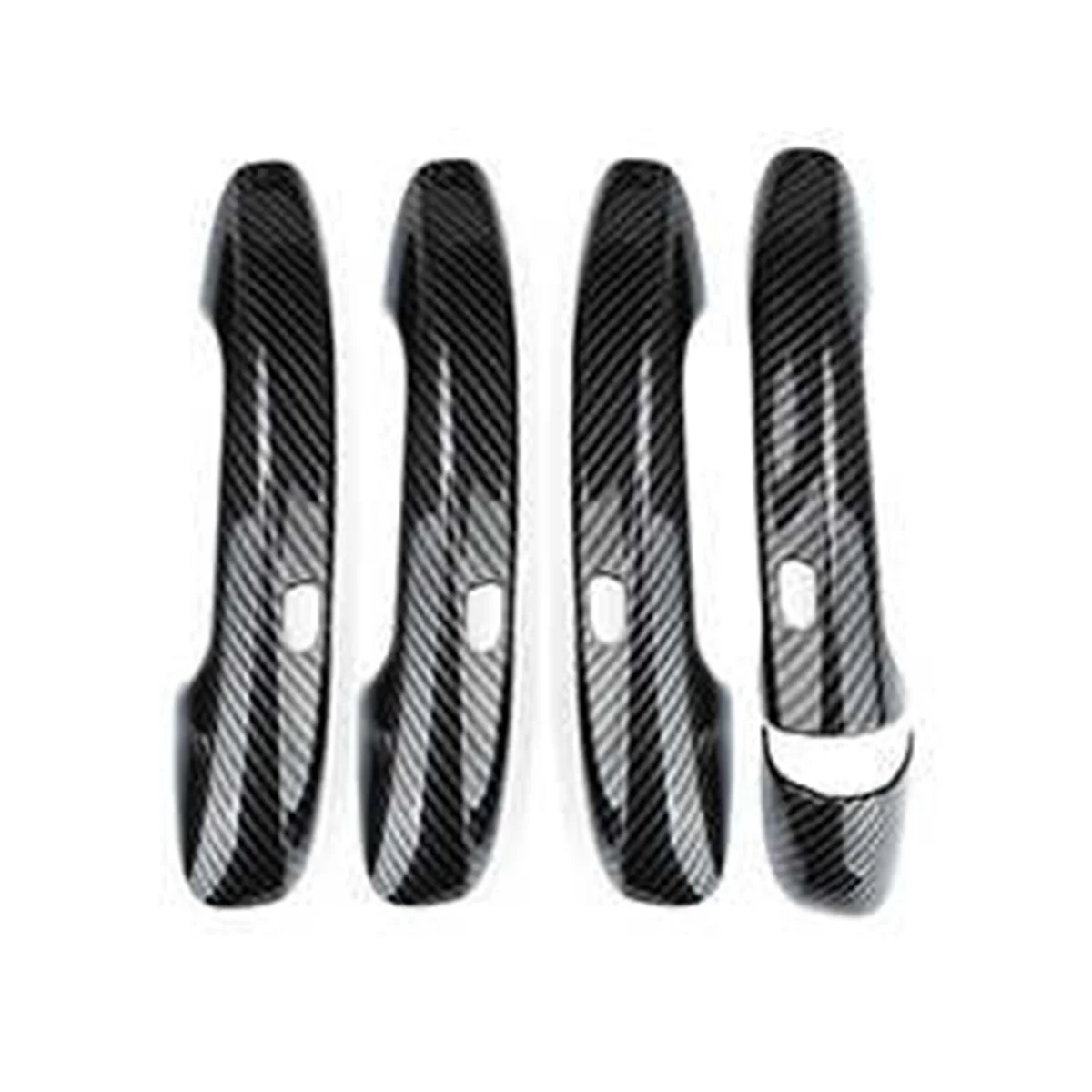 

4 шт., наклейки на крышку наружной дверной ручки Mercedes Benz C E GLC GLB A B GLE GLS CLA GLA 15-24, 4 двери с отверстиями B