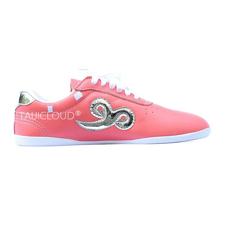 Top-Grain Leather Kung Fu Shoes-Professional Chinese Martial Arts Shoes for Indoor Competitions & Stage Performances