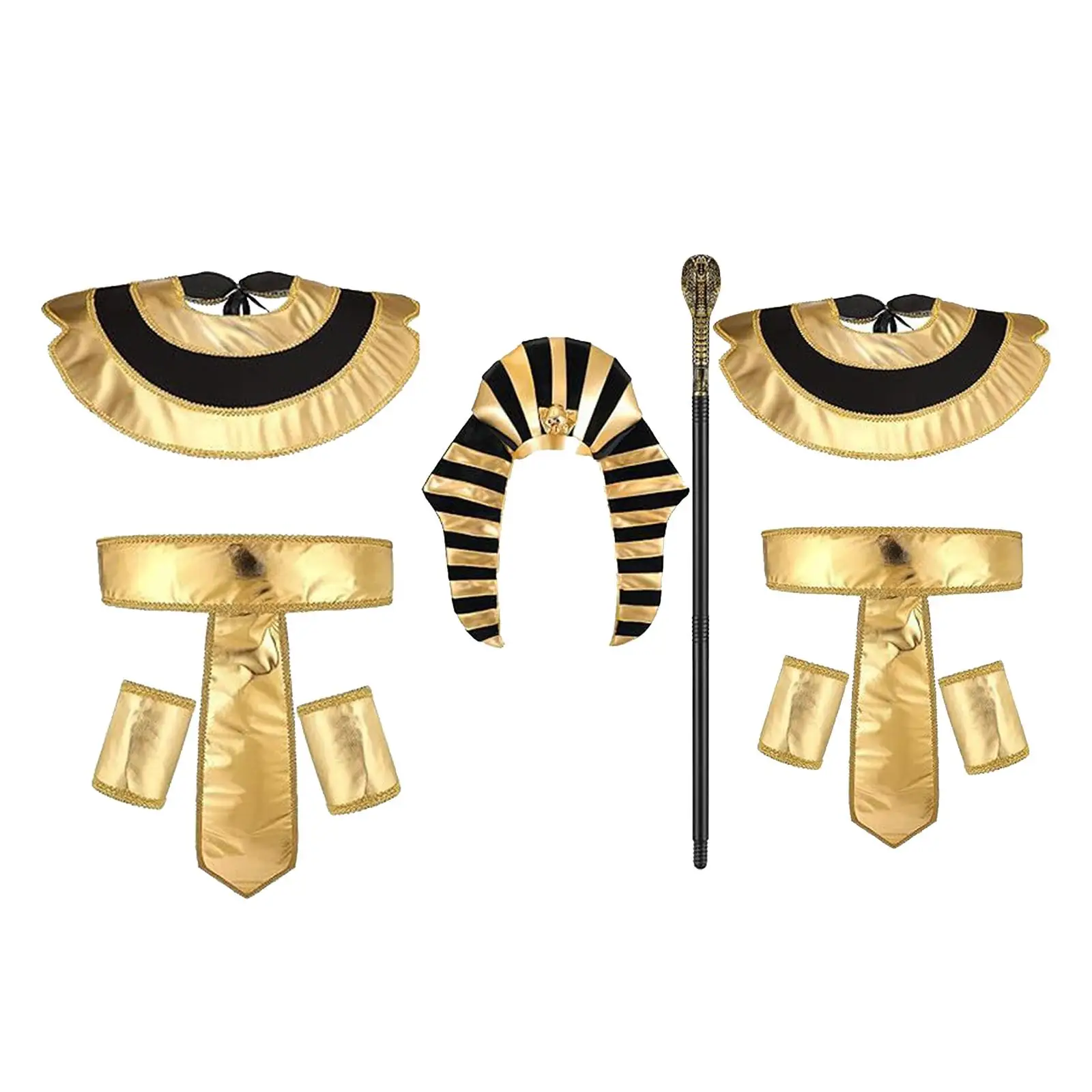 Adult Egyptian Costume Accessories Masquerade Party Favors Role Play Props Stage Performance Festivals Birthday Cosplay Dress up