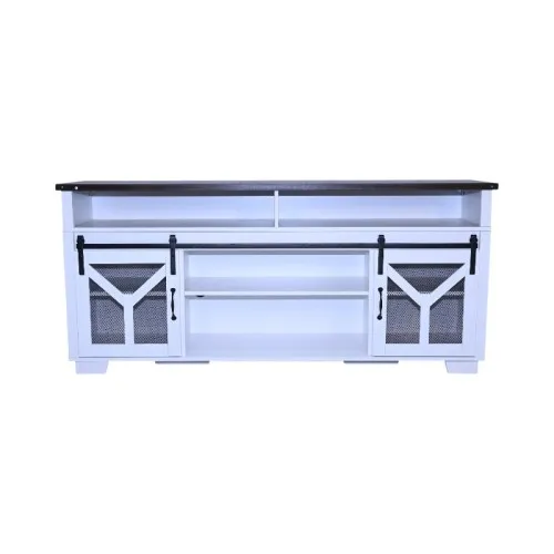 LED Barn Door TV Stand 5