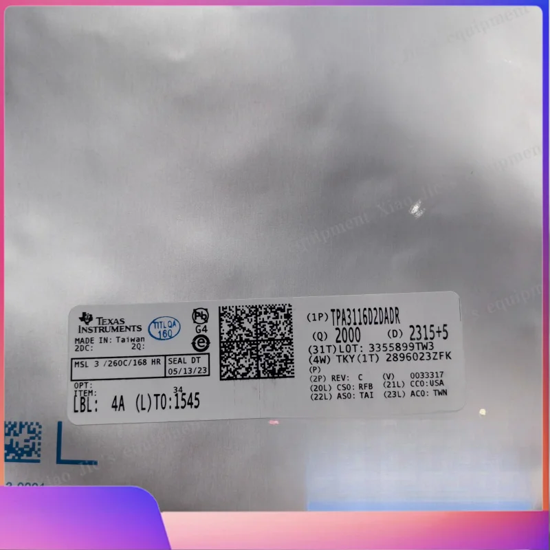 100% 새 제품, 대만산 TPA3116D2DAD TPA3116 TPA3116D2DADR 재생 가능