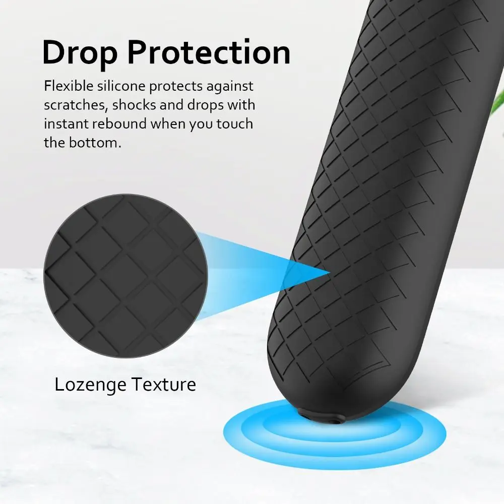 Silicone Protective Case for Google TV Streamer 4K Remote Control Non-slip Soft Durable Shockpro Protective Cover Shell