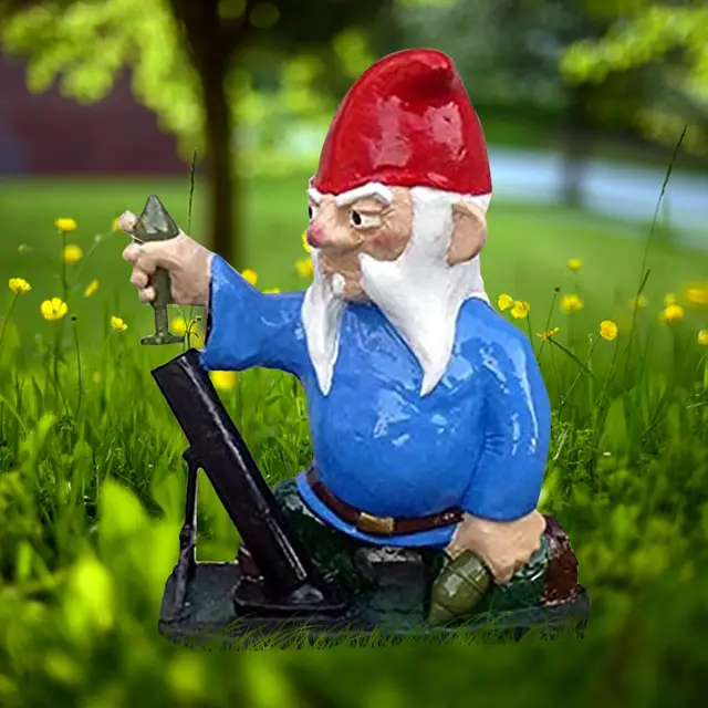 Gyanta Törpék Szoborkert Harci Hadsereg Goblin Dekorációja - Image 3
