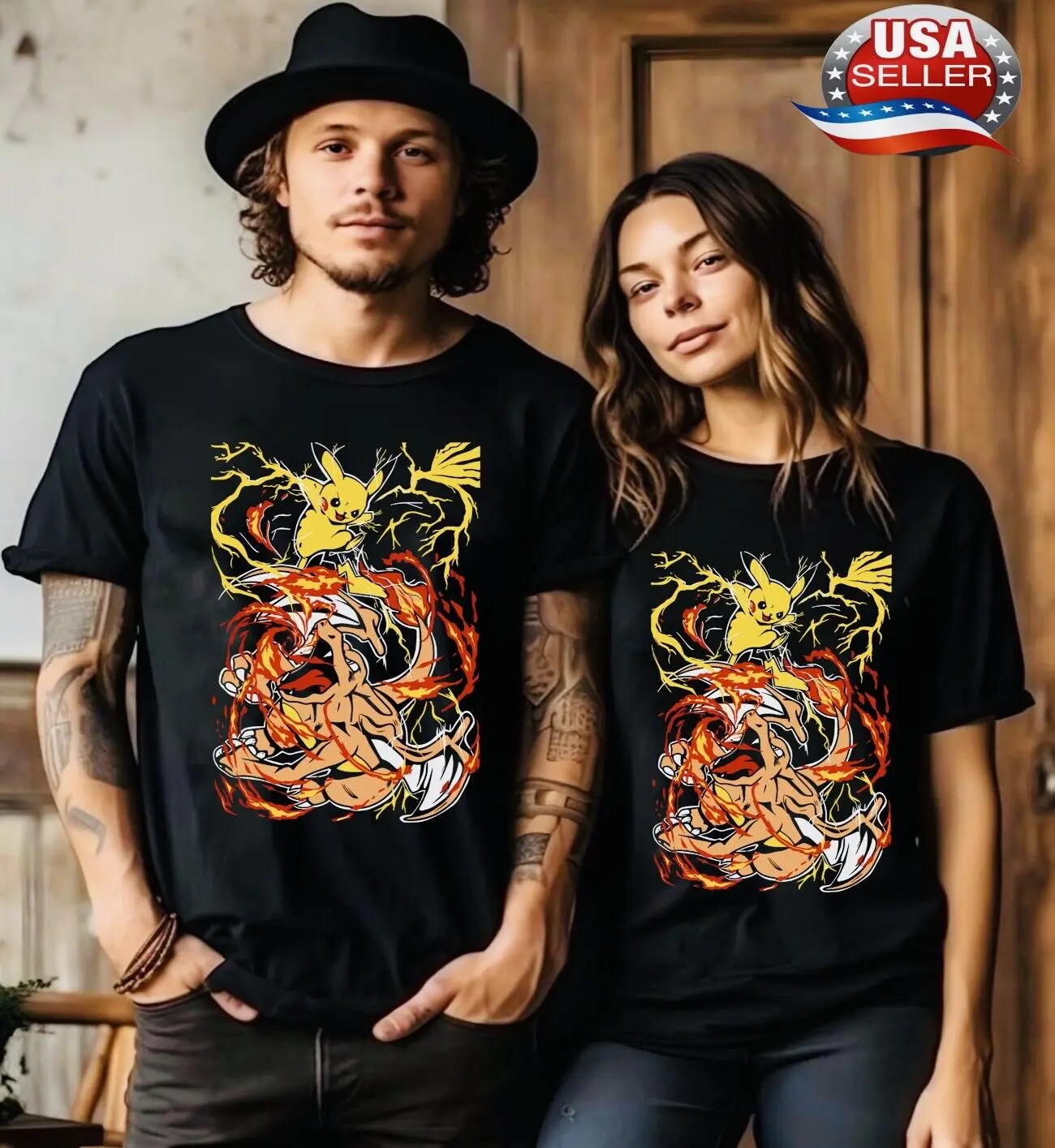 

Anime Short Sleeve Shirt, Anime Graphic Short Sleeve Tee, Cute Anime T-Shirt