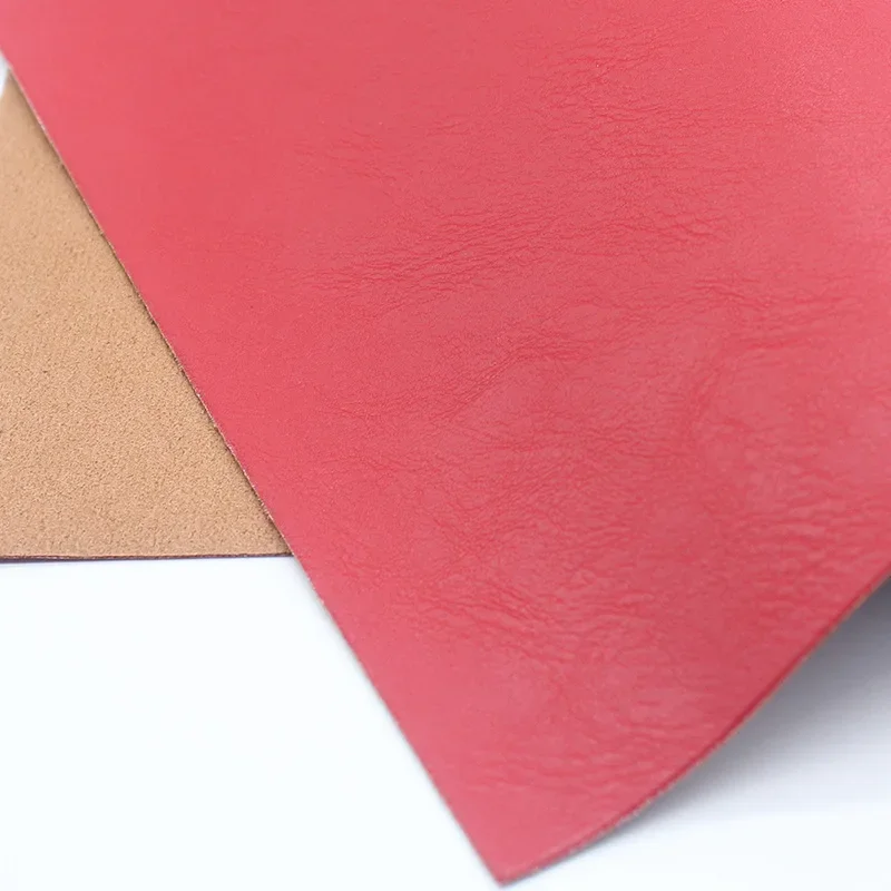 Solid Color PU Leather Fabric Elastic Cloth Base Shoe Material Handbag Sofa Cover Artificial Leather Surface Material PU