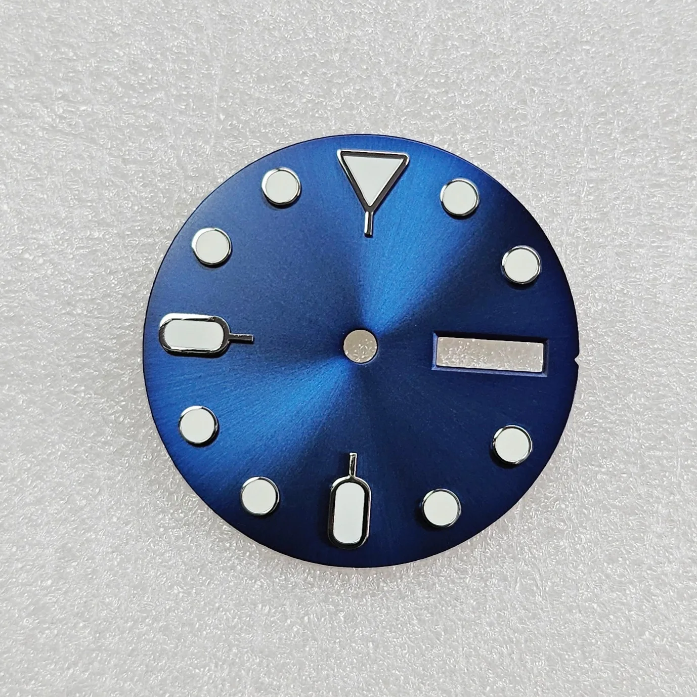 Green Luminous Watch Dial with Dual Calendar - Men's Accessory