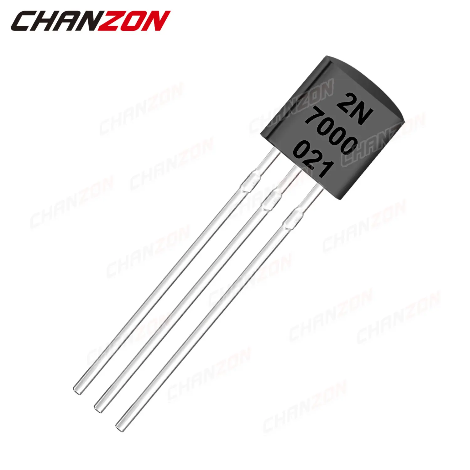 100 stücke 2N7000 ZU-92 N-Kanal Mosfet Bipolar Junction Transistor BJT SIC Mos Fets Triode Rohr 200mA 60V Integrierte Schaltungen – Detail 1