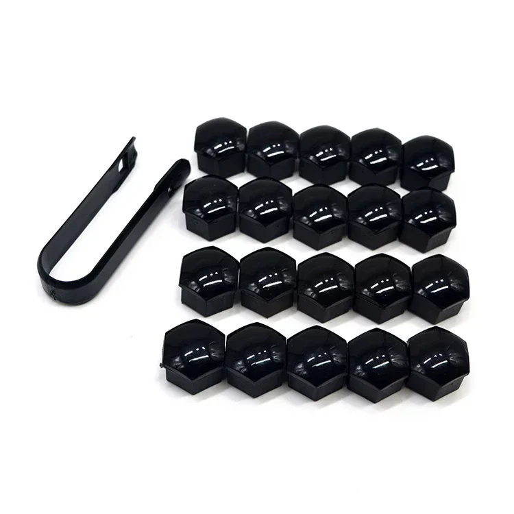 20-Piece Car Wheel Nut Protection and Decoration Caps - Anti-Rust Bolt Covers