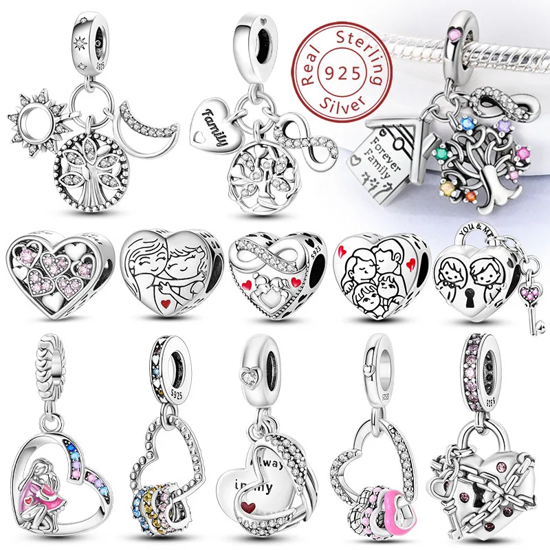 925 Silver Heart Charm 1