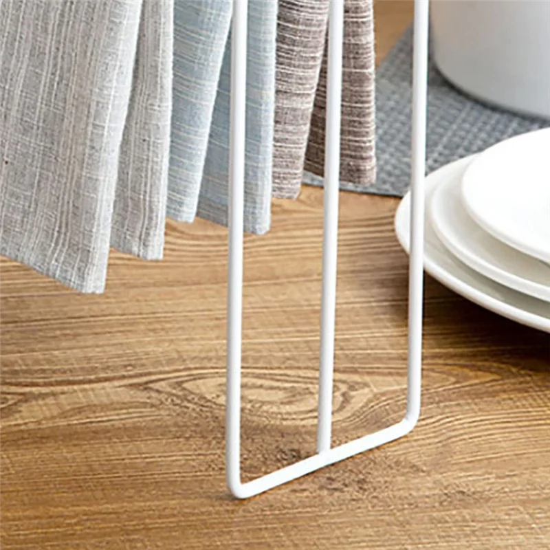 Hot Selling-Kitchen Countertop Dish Towel Drying Rack Vertical Dish Towel Support Hand Towel Support Small Towel Drying Rack,Kit 6
