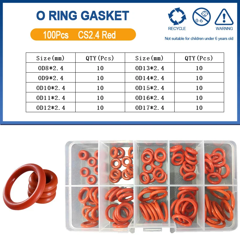 High Temperature Silicone O-Ring Seal Washer